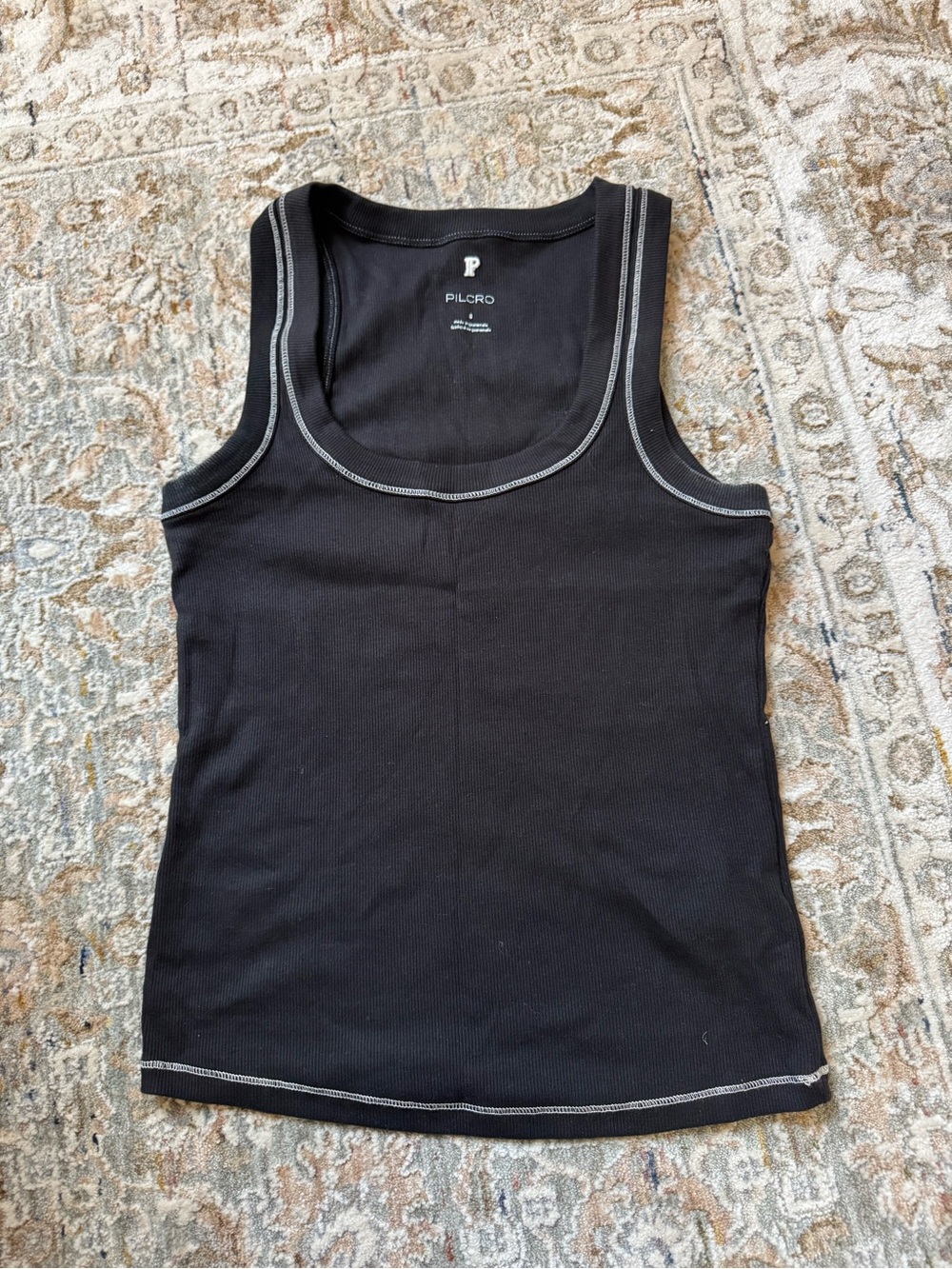 Anthropologie Pilcro - The Sunny Scoop-Neck Tank Top - Picture 4 of 6